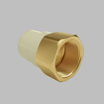 Finolex CPVC female threaded adapter with brass insert for plumbing