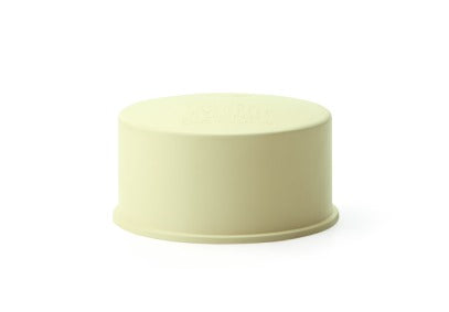 Prince Flow Guard Plus CPVC End Cap, gray 3/4-inch and 1-inch pipe fitting used to seal the end of CPVC pipes in high-pressure plumbing systems.