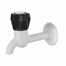Durable brass long body bib tap with threaded outlet for hose or pipe connection