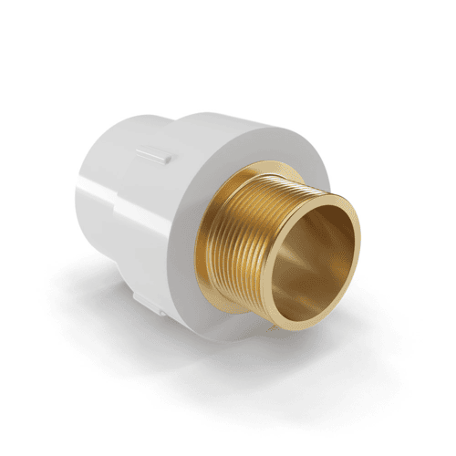 Finolex uPVC MTA with Brass Insert – Strong Male Thread Adapter (15mm, 20mm, 25mm, 20x15mm, 25x15mm)