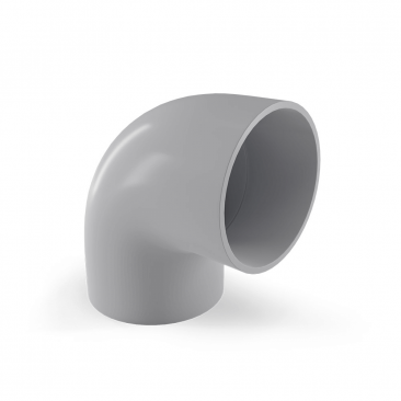 Finolex SWR Bend Double Socket – curved PVC fitting with double sockets for changing the direction of SWR drainage pipes.