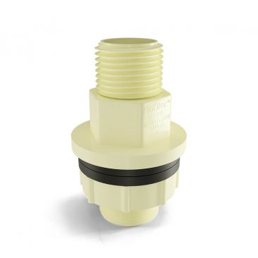 Finolex CPVC Tank Nipple SDR-11 is a durable threaded pipe fitting used to connect water tanks to plumbling system. This tank nipple offers excellent resistance to heat, pressure, and corrosion.