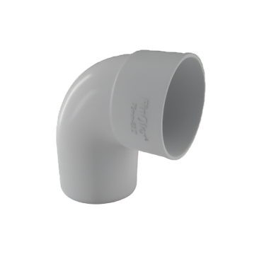 Finolex SWR 87.5-degree plain bend – grey uPVC fitting used to change the direction of soil and waste pipes in drainage systems.
