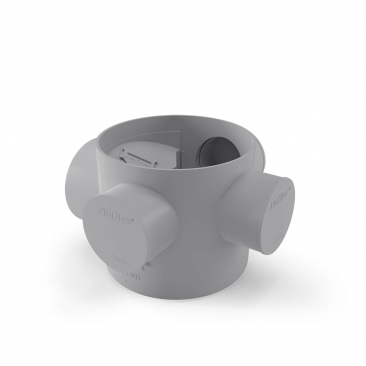 Finolex SWR Multi Floor Trap 110x75mm (4"x2½") – Durable uPVC fitting designed to prevent foul odors and allow smooth wastewater flow from bathrooms and washbasins to the main pipeline, ensuring efficient drainage in soil, waste, and rainwater systems.