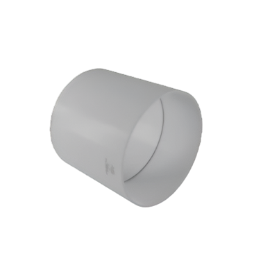 Finolex SWR coupler for connecting two SWR pipes in soil and waste drainage systems, made of durable PVC for leak-proof performance.