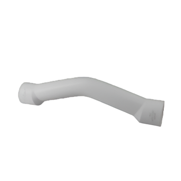 Finolex uPVC step over bend – white plastic pipe fitting designed to route pipelines over obstacles with a smooth curved offset.
