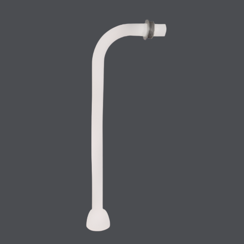 Long L-bend water pipe by WaterTec, designed for efficient water flow in plumbing systems