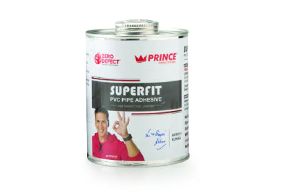 Prince AquaFit Pipe Solvent Cement – high-strength adhesive for PVC plumbing pipes and fittings
