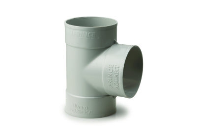 Prince Aquafit PVC Tee Prestige – premium T-shaped PVC fitting designed for strong and reliable pipe connections in plumbing and water supply systems.
