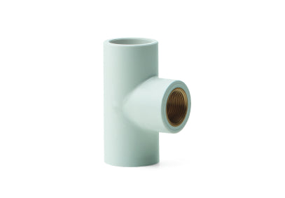 Prince uPVC SCH-80 female-threaded tee fittings in sizes 15mm, 20x15mm, and 25x15mm for versatile plumbing and irrigation connections
