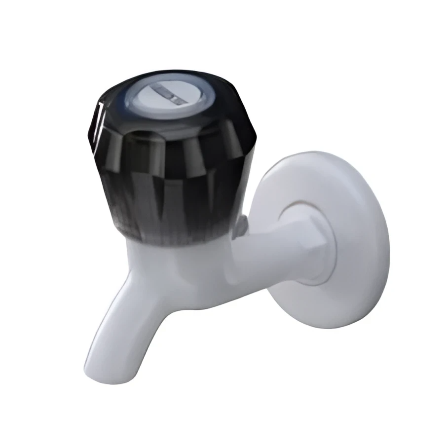 WaterTec Durable outdoor brass bib tap with standard hose connector
